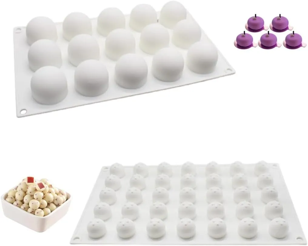 2 Moule Silicone Sphere,3D Spherical Vendos85 