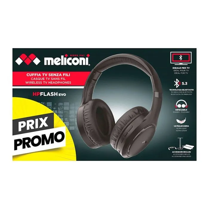 Casque TV Bluetooth MELICONI HP Flash EV