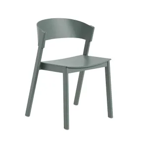 Chaise     COVER SIDE CHAIR Vert foncé           MUUTO