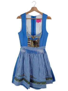 Krüger MADL Dirndl motif à carreaux style décontracté