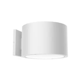 LAMAR Murale exterieure Blanc DEL INTÉGRÉ - EW19408-WH | KUZCO
