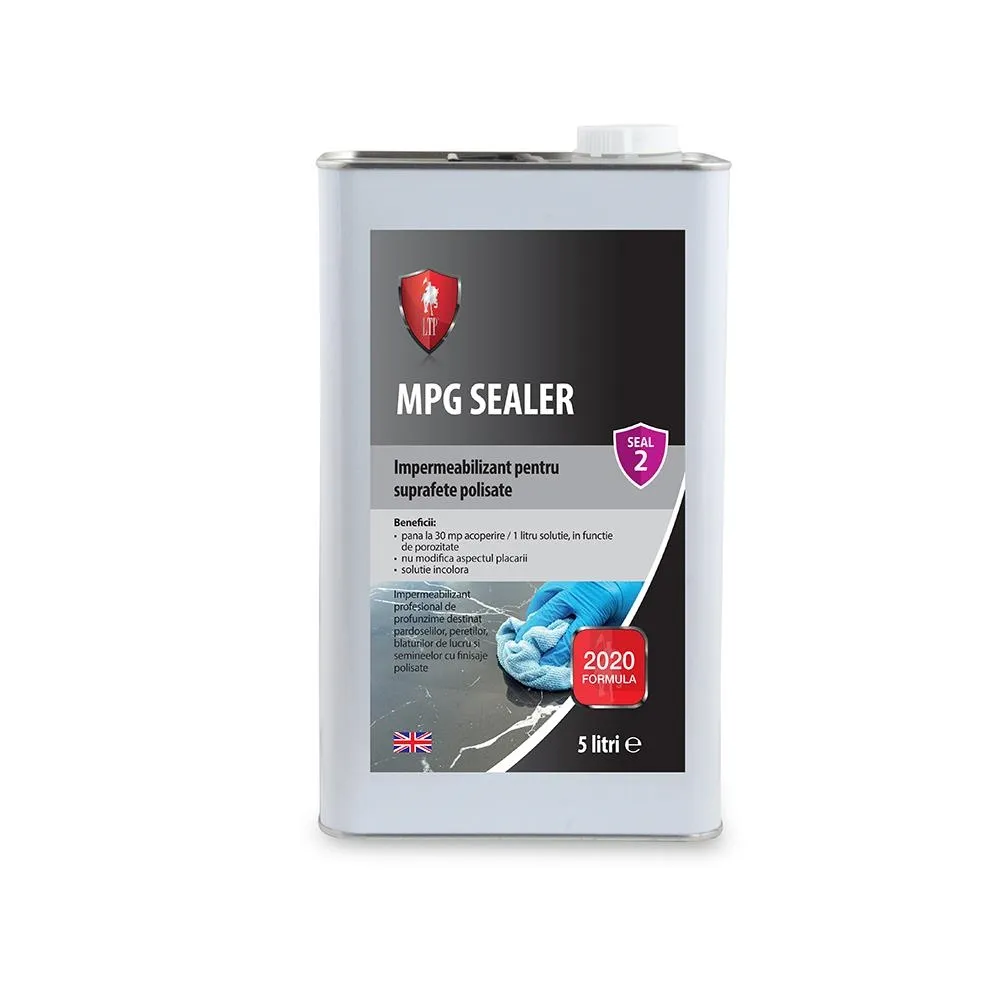 LTP MPG, 5 L - Agent imperméabilisant pour surfaces brillantes en pierre naturelle et en céramique