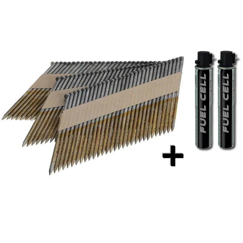 Pointes en bande 34° en 70 mm avec gaz pas cher | Ventes pack clous