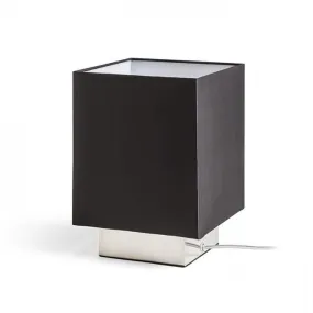 RENDL R12040 Lampe de table couleur noir chrome MONACO